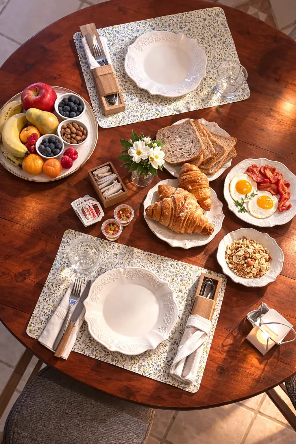 Colazione Villa Madau - prodotti locali sardi